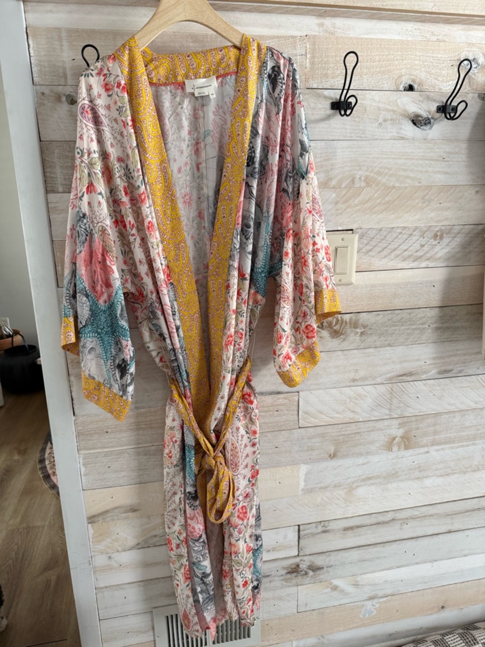 Anthropologie Long Printed Robe